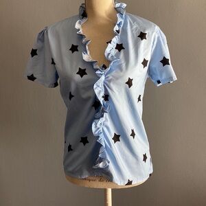 Black star blouse
